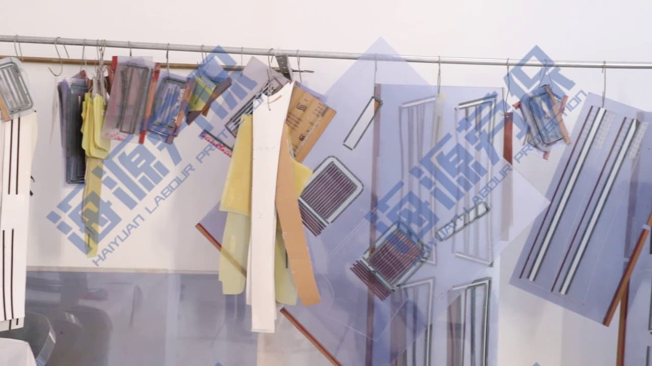 劳保服模板机应用
